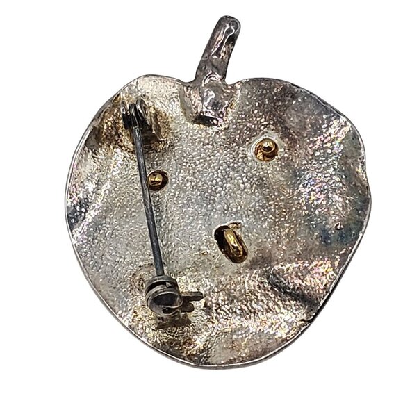 VTG Brooch 3D Frog Gold Bronze Tone Lily Pad Nature Whimsigoth Fairy Core Pin - Picture 12 of 15